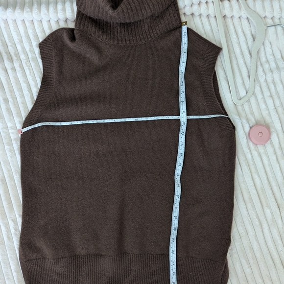 Naked cashmere sleeveless sweater xs Brown - Picture 4 of 6